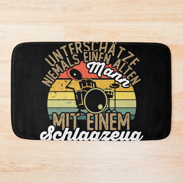 Item preview, Never underestimate an old man with drums designed and sold by noahs-shop.