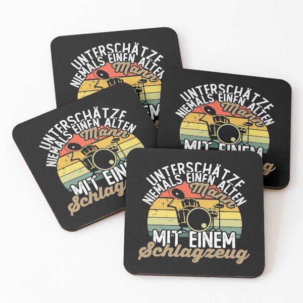 Item preview, Never underestimate an old man with drums designed and sold by noahs-shop.