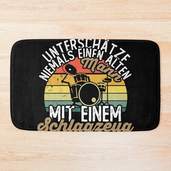 Item preview, Never underestimate an old man with drums designed and sold by noahs-shop.