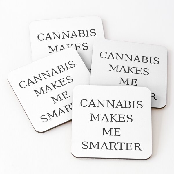 Artikelvorschau, Cannabis macht mich schlauer | Kluger erfolgreicher Kiffer | Unkraut Meme | entworfen und verkauft von AlfaEcho.