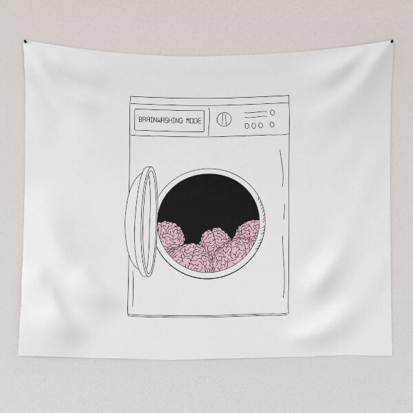 Item preview, Brainwashing machine art designed and sold by AznavourByKarin.