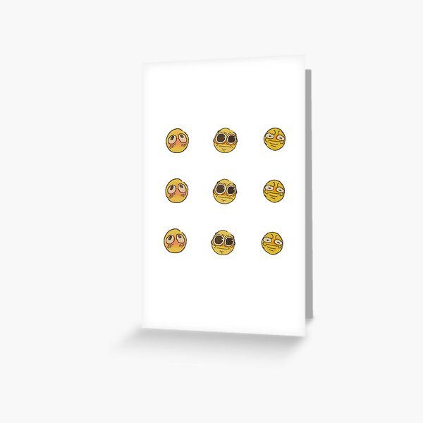 Cursed Emoji Pack Greeting Card for Sale by 45seals