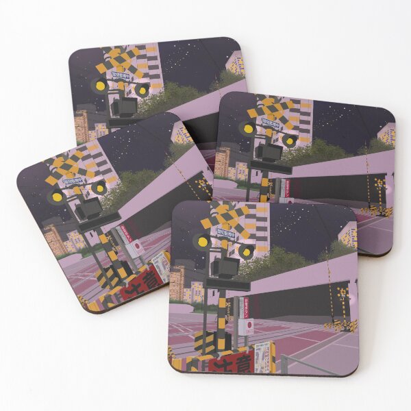 Japan crossing Dessous de verre (lot de 4)