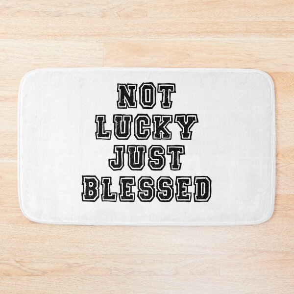 Item preview, Not lucky just blessed designed and sold by Mandala & More.
