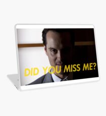 Jim Moriarty Laptop Skin