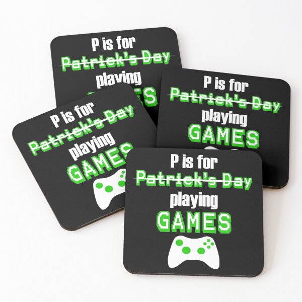 Item preview, P is for Playing Games St Patrick's day designed and sold by Qestar.