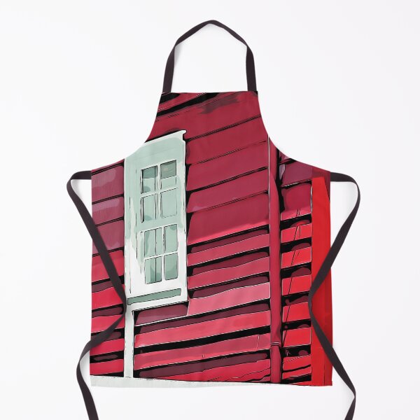 Item preview, Striped Red Building Illustration designed and sold by SofiaAlves.