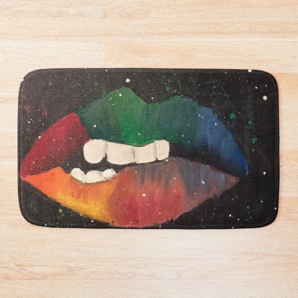 Item preview, Biting Rainbow Lips designed and sold by NikiNaks.