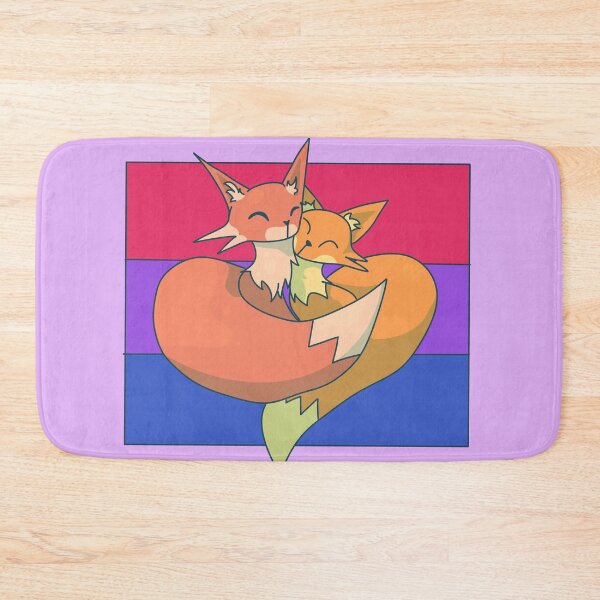 Item preview, Bisexual Snuggling Foxes designed and sold by ForTheFrogWar.