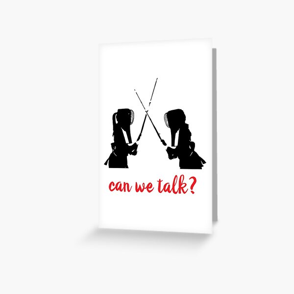 Can We Talk? Greeting Card