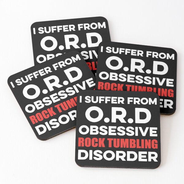 Item preview, O.R.D: OBSESSIVE ROCK TUMBLING DISORDER designed and sold by TendyTees.