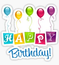 Happy Birthday Sticker
