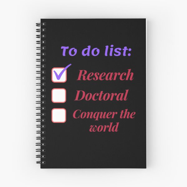Item preview, Research scholar researcher - doctorate scholarly phd themed gifts designed and sold by RebelliousRosee.