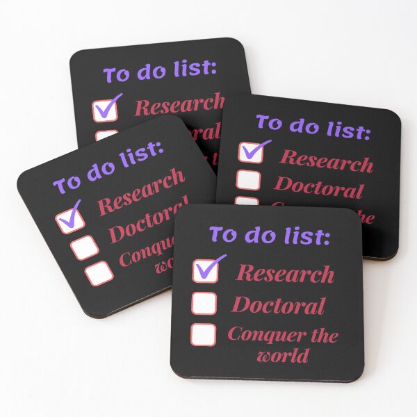 Item preview, Research scholar researcher - doctorate scholarly phd themed gifts designed and sold by RebelliousRosee.