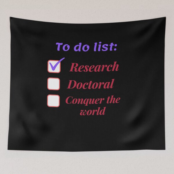 Item preview, Research scholar researcher - doctorate scholarly phd themed gifts designed and sold by RebelliousRosee.