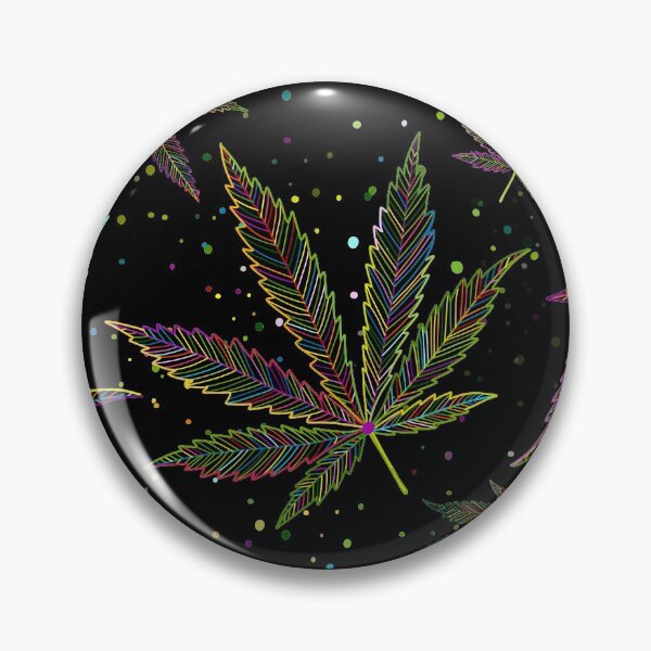 Item preview, Magic Cannabis Leaf. Colorful Pattern designed and sold by Kudryashka.