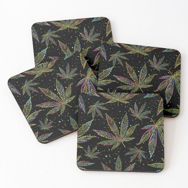 Item preview, Magic Cannabis Leaf. Colorful Pattern designed and sold by Kudryashka.