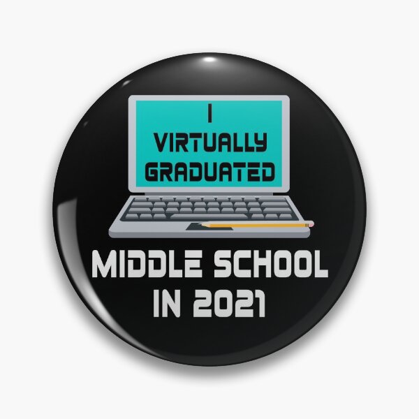Item preview, I Virtually Graduated MIDDLE SCHOOL IN 2021 Quarantine designed and sold by MagicBoutique.