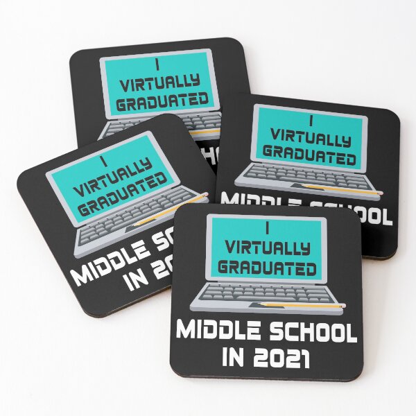 Item preview, I Virtually Graduated MIDDLE SCHOOL IN 2021 Quarantine designed and sold by MagicBoutique.