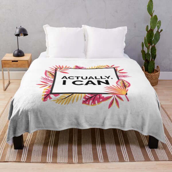 Item preview, Actually I Can - Empowering Quote designed and sold by silverhexagon.