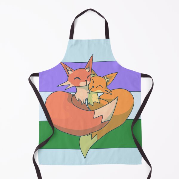 Item preview, Snuggling Genderqueer Foxes designed and sold by ForTheFrogWar.