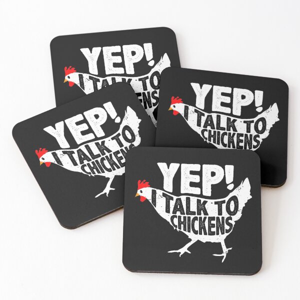 Item preview, Yep I Talk To Chickens Funny Chicken Buffs Hen Lover Mom Dad Farmer Gifts designed and sold by alenaz.