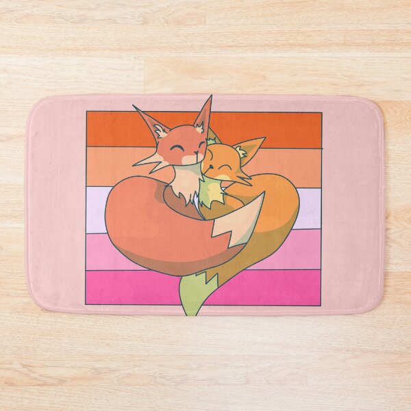 Item preview, Snuggling Lesbian Foxes designed and sold by ForTheFrogWar.
