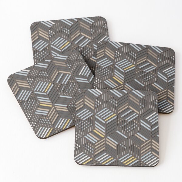 Item preview, abstract geometric background paper cut effect designed and sold by tsotsamori213.