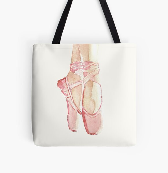 Pointe shoes peach for cute ballerina Tote Bag for Sale by