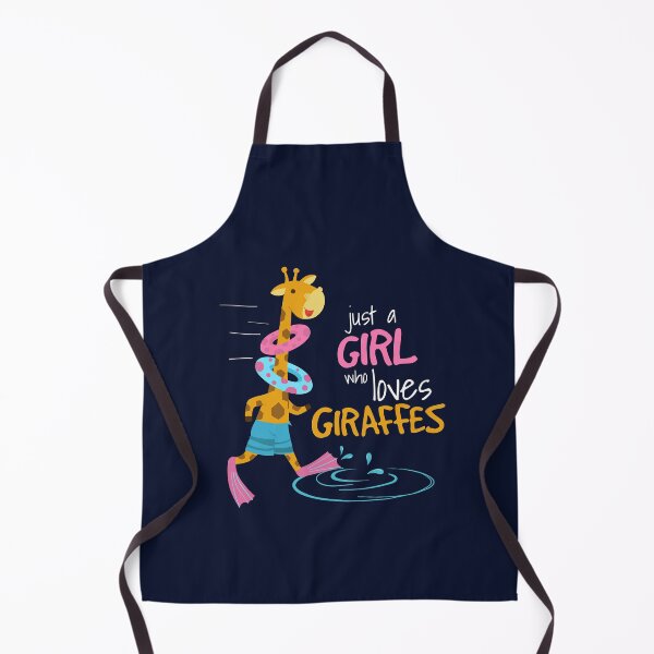 Item preview, Just A Girl Who Loves Giraffes | Cute Cartoon Giraffe designed and sold by Cat N' Doodles.