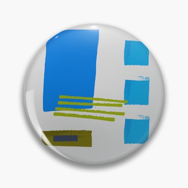 Item preview, Blue Square Khaki Lines Abstract Artwork No2 Japandi style 2022 designed and sold by dreamofdenim.