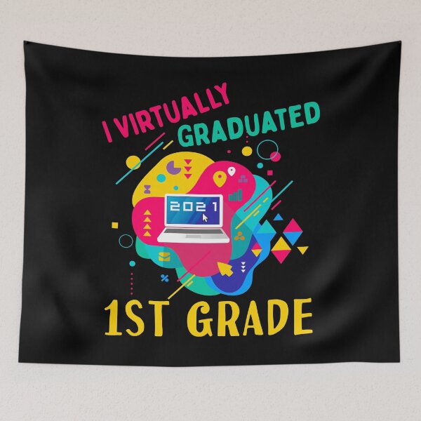 Item preview, I Virtually Graduated 1ST GRADE IN 2021 designed and sold by MagicBoutique.