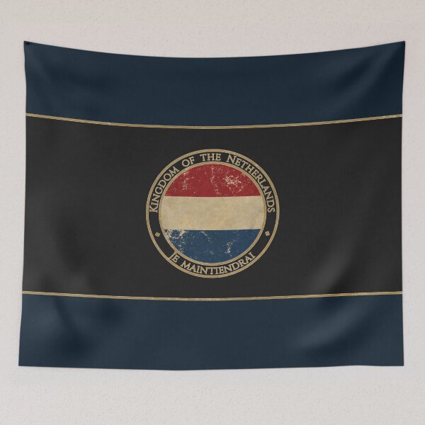 Item preview, Vintage Kingdom of the Netherlands Europe European Flag designed and sold by DragonXX.