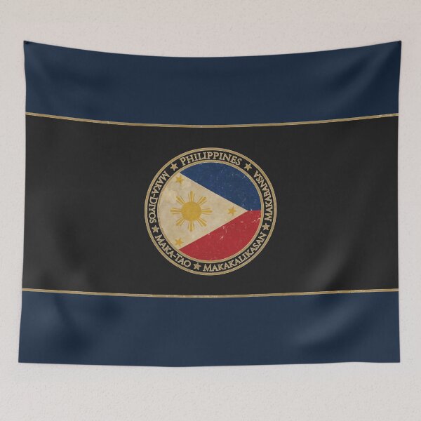 Item preview, Vintage Republic of the Philippines Asia Asian Flag designed and sold by DragonXX.