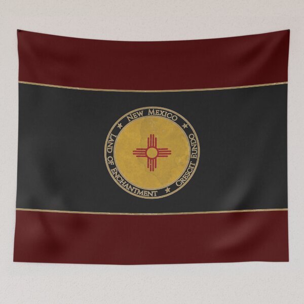 Item preview, Vintage New Mexico USA United States of America American State Flag designed and sold by DragonXX.