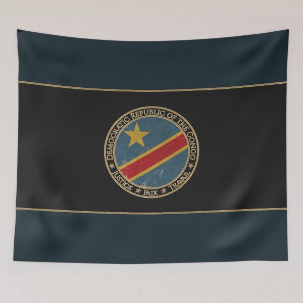 Item preview, Vintage Democratic Republic of the Congo Africa African Flag designed and sold by DragonXX.