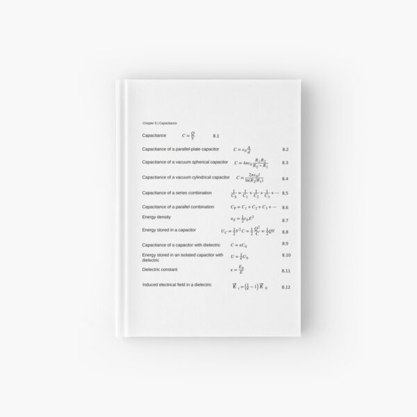 Chapter 8 Capacitance Hardcover Journal