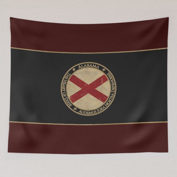 Item preview, Vintage Alabama USA United States of America American State Flag designed and sold by DragonXX.