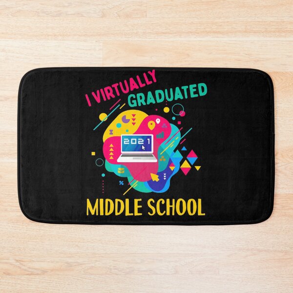 Item preview, I Virtually Graduated MIDDLE SCHOOL IN 2021 designed and sold by MagicBoutique.