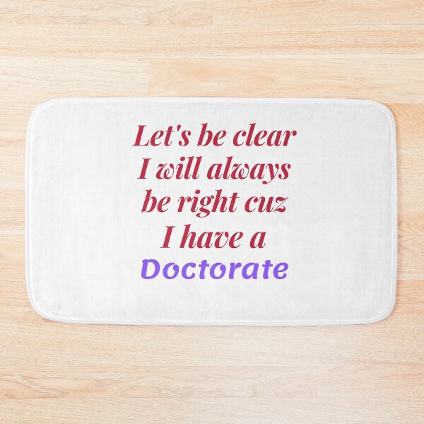 Item preview, Research scholar researcher - doctorate scholarly phd themed gifts (white) designed and sold by RebelliousRosee.