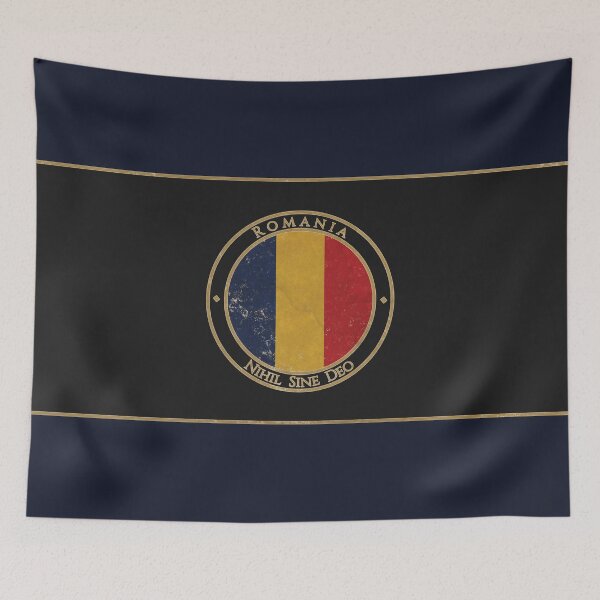 Item preview, Vintage Romania Europe European Flag designed and sold by DragonXX.