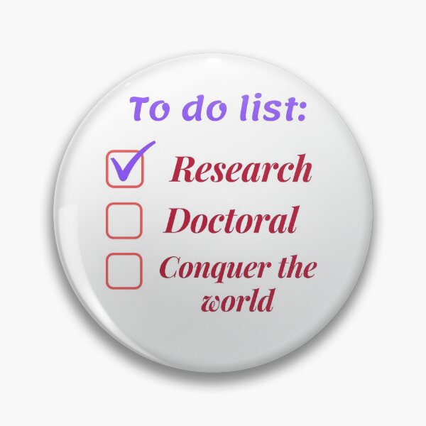 Item preview, Research scholar researcher - doctorate phd themed gifts (white) designed and sold by RebelliousRosee.