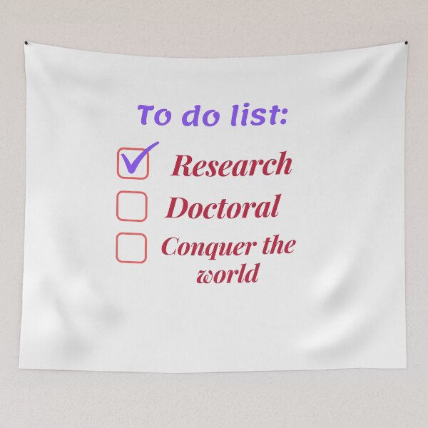 Item preview, Research scholar researcher - doctorate phd themed gifts (white) designed and sold by RebelliousRosee.