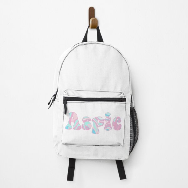 Item preview, Aspie autism pastel swirling coloured text designed and sold by E.K Spencer.