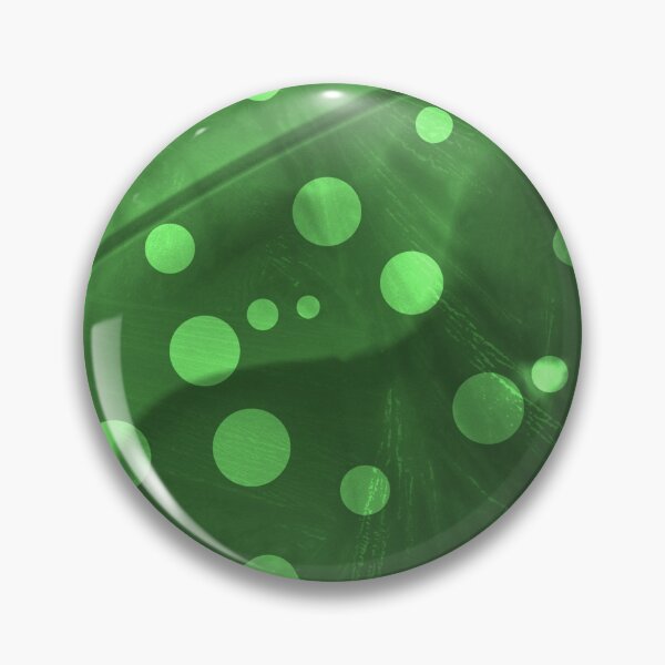 Item preview, Polka Dots Circle Pattern in Green and White Design 608 designed and sold by Artnigel.