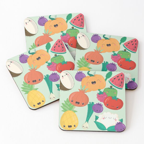Item preview, Fruit and Vegetable Cartoon Characters designed and sold by Tania Steyn.