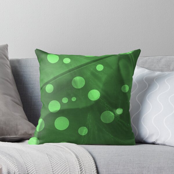 Item preview, Polka Dots Circle Pattern in Green and White Design 608 designed and sold by Artnigel.