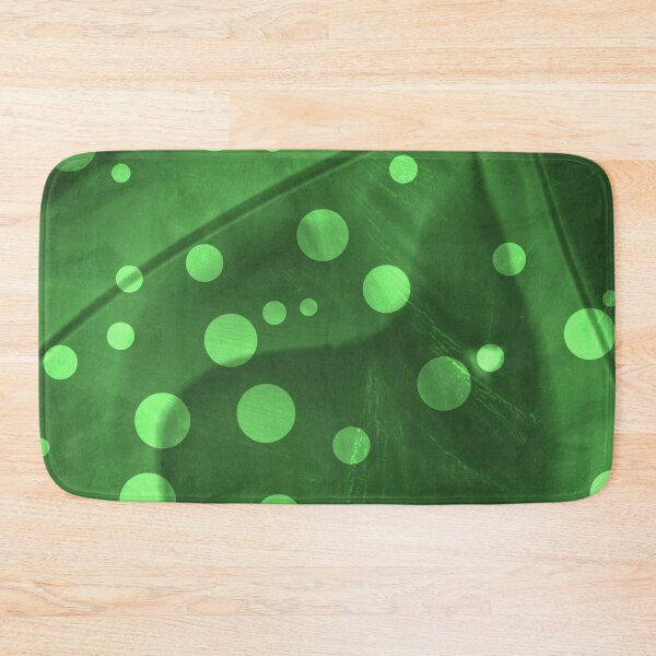 Item preview, Polka Dots Circle Pattern in Green and White Design 608 designed and sold by Artnigel.