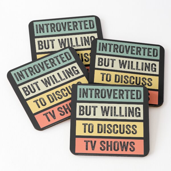 Artikelvorschau, Introverted But Willing To Discuss TV Shows entworfen und verkauft von Angels-Archive.