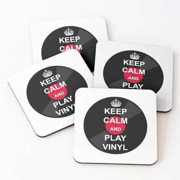 Item preview, KEEP CALM AND PLAY VINYL designed and sold by DELAVdesign.
